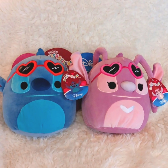 Squishmallows | Toys | Squishmallows Valentine 8 Disney Stitch And ...